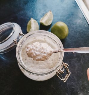 Key Lime Cheesecake flavoured Overnight Oats