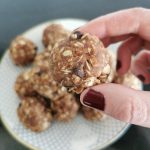 Peanut Butter and Chocolate Protein Balls