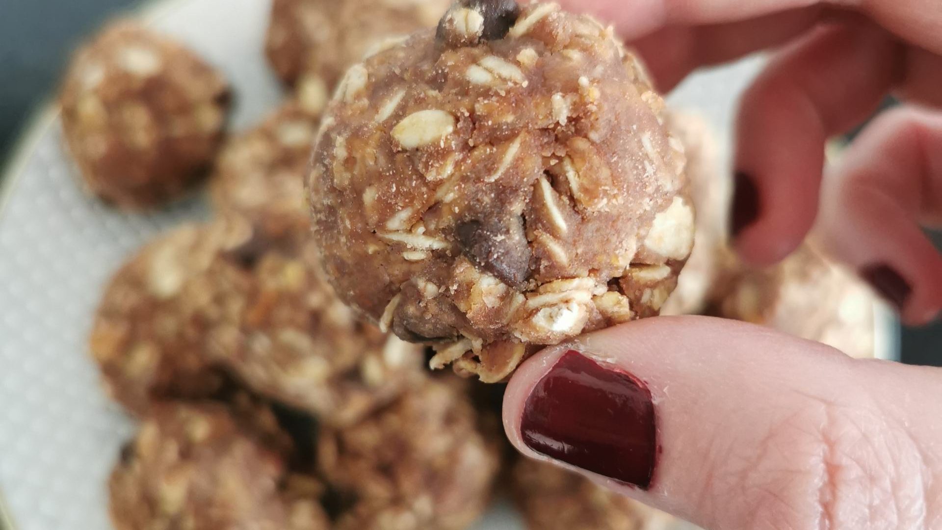 Peanut Butter and Chocolate Protein Balls